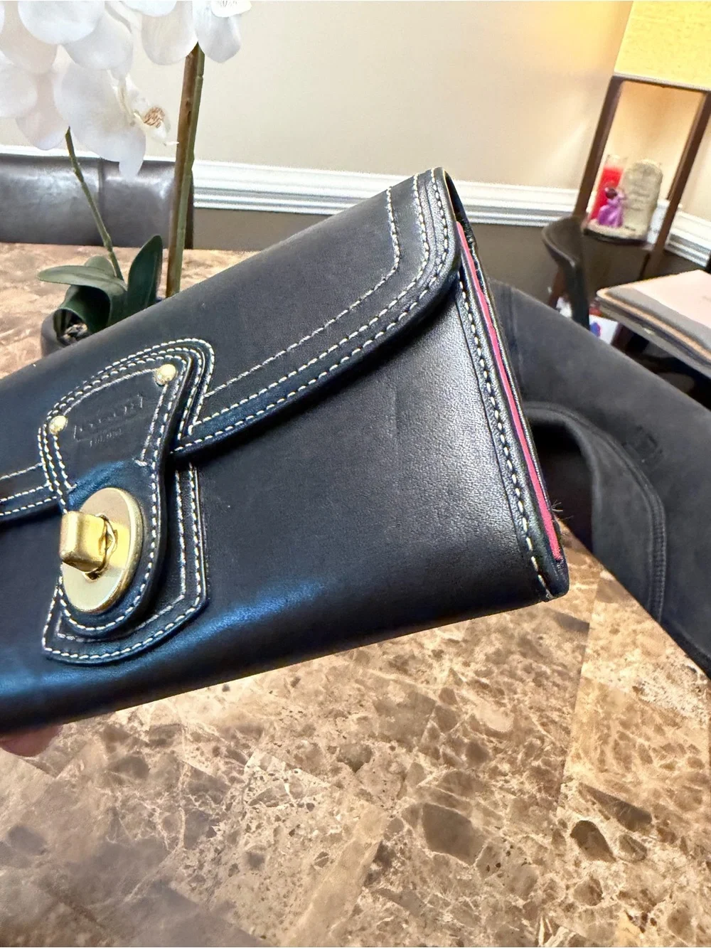 EUC Coach Legacy Turnlock Wallet